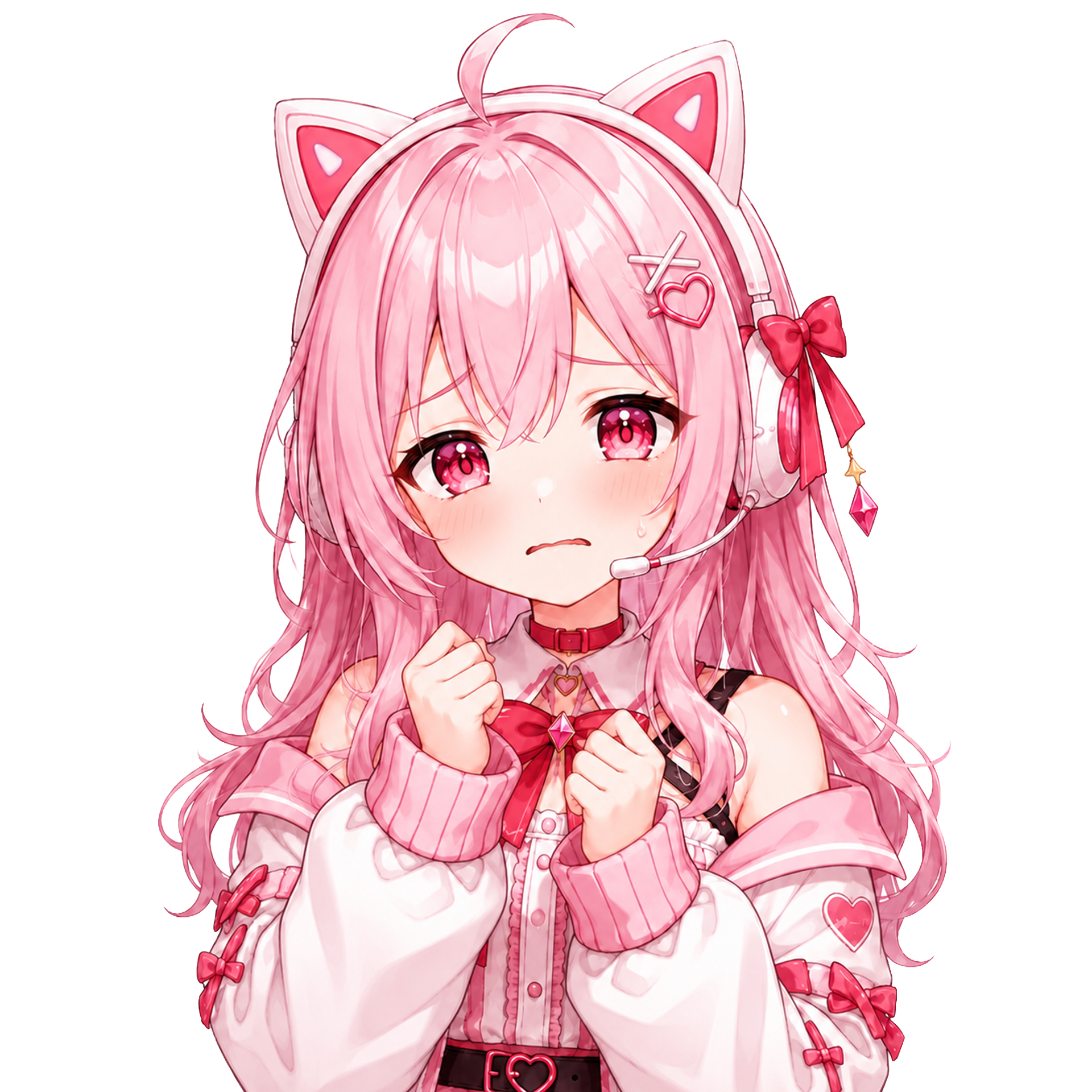 困っているVTuber